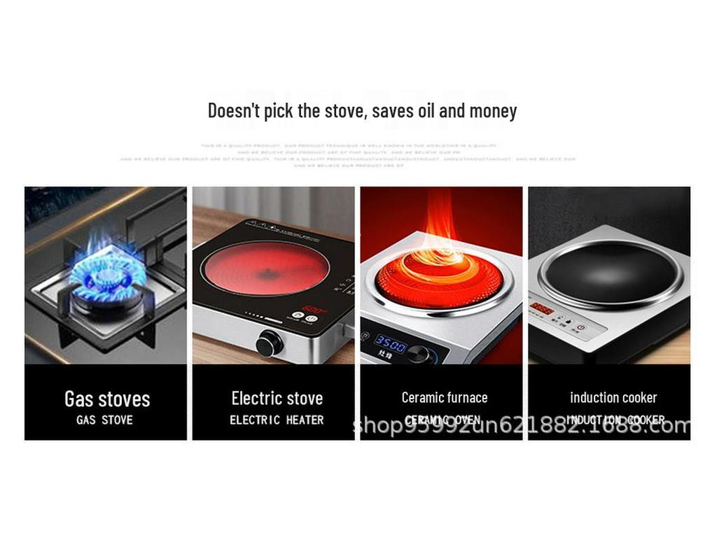 Чугунный вок с круглым дном Jiuhuang с антипригарным покрытием - Без покрытия, Защищен от ржавчины, Не требует приправ