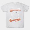 T Shirt Women Massachusetts Louisiana Harajuku Print Kawaii Tshirt Summer Short Sleeve Female T-Shirt Top Tee