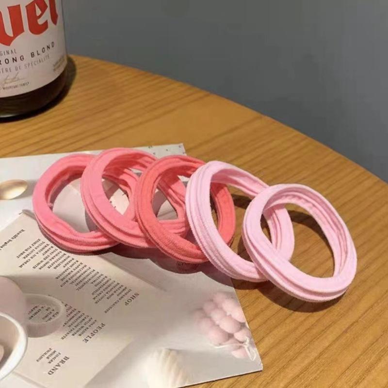 5 шт. 5 см Разноцветные Толстые Резинки для Волос Флуоресцентного Цвета Эластичные Резинки для Девочек Головные Уборы Скранчи Держатель Аксессуары для Волос Подарок