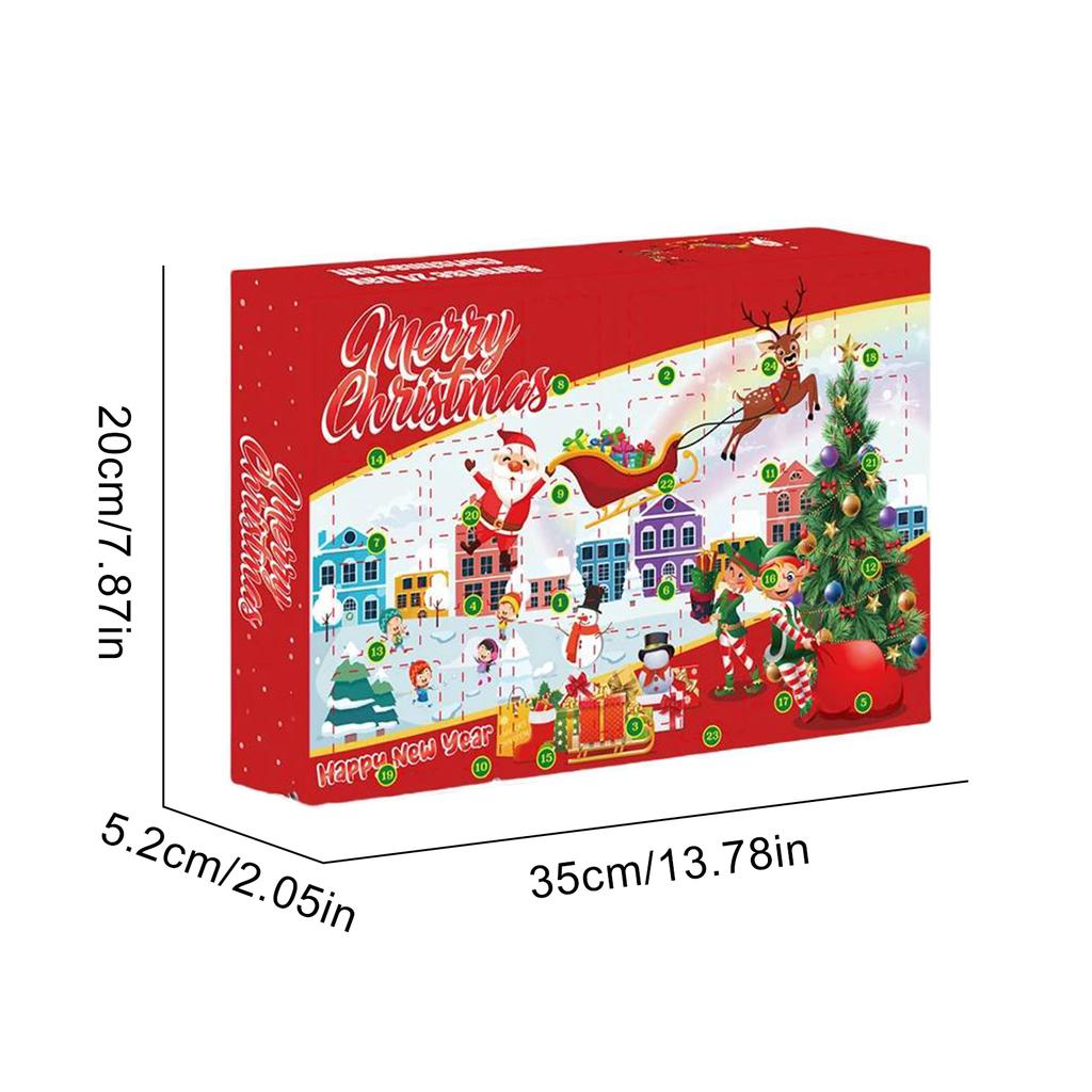 Адвент-календарь 2025 Головоломка Рождественский адвент-календарь Праздничный календарь обратного отсчета Рождественские подарки для мальчиков девочек подростков взрослых