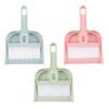 Mini Broom Dustpan Set Compact Lightweight with Hanging Hole Soft Durable Bristle Scratch-free Cleaning Tools Hamster Small Pet Supplies