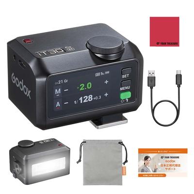 Godox iT30Pro Совместимая с камерами Nikon TTL HSS В комплекте японская инструкция iT30Pro-N Вспышка, GN15, Встроенный полноцветный сенсорный экран, (черный)