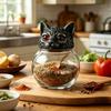 Готические Аптечные Банки для Специй С Герметичной Крышкой Дизайн с Совой, Кошками, Ведьмой Контейнер для Хранения Пищи Пустая Банка Декор для Дома