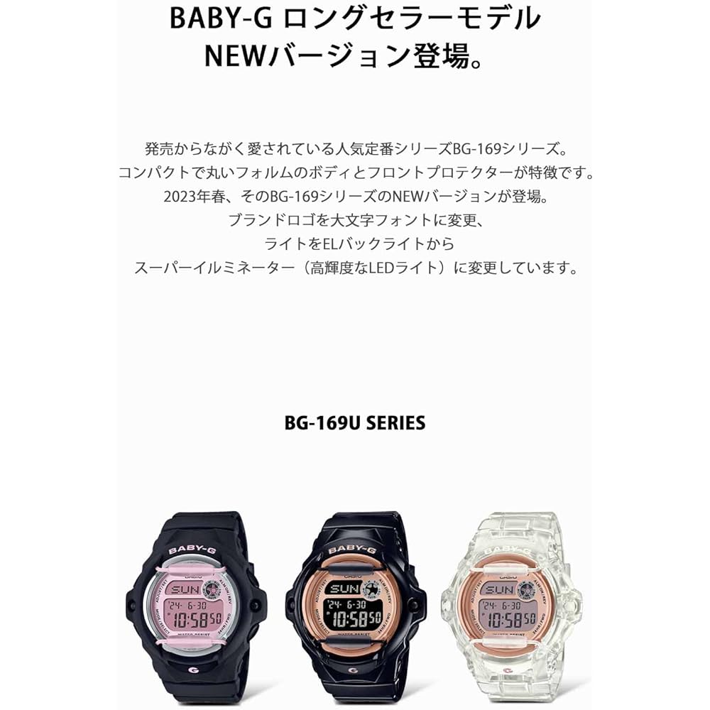 Casio Baby-G BG-169UG-7BJF Женские скелетные часы Белые