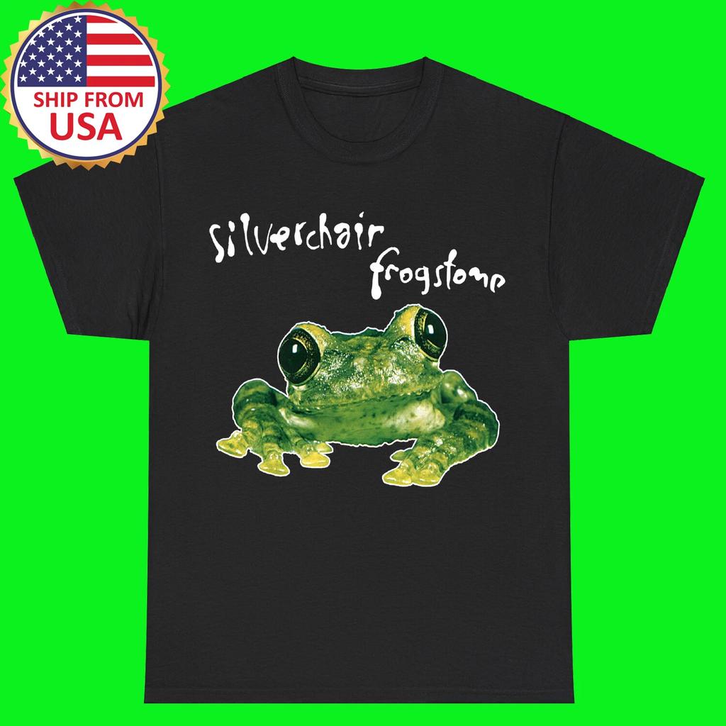 Silverchair Frogstomp Черная футболка Топ Унисекс