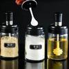1/2/4Pcs Glass Condiment Bottle Spice Seasoning Bottle Kitchen Storage Dispensers