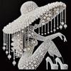 5D DIY Partial Special Shaped Drill Diamond Painting Kit Elegant Lady Decoration Home Decoration Gift