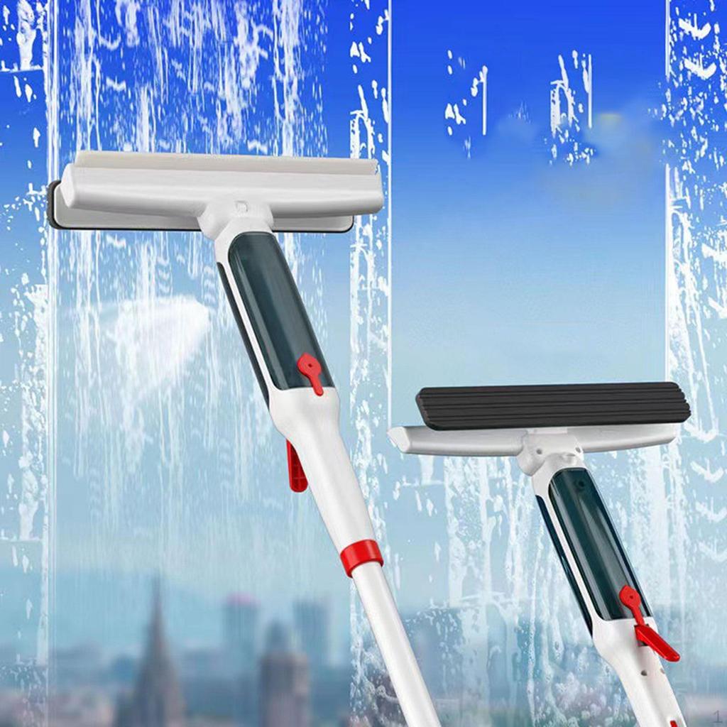 Инструмент для мытья стекол со съемным распылителем и скребком для дома