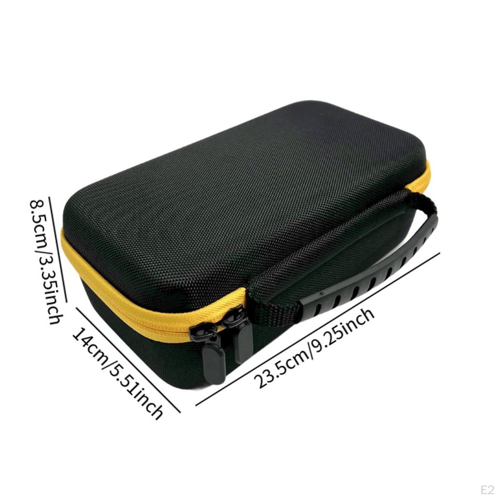 Multimeter Storage Box Carrying Lightweight Handheld Shockproof with Zipper Protection Universal