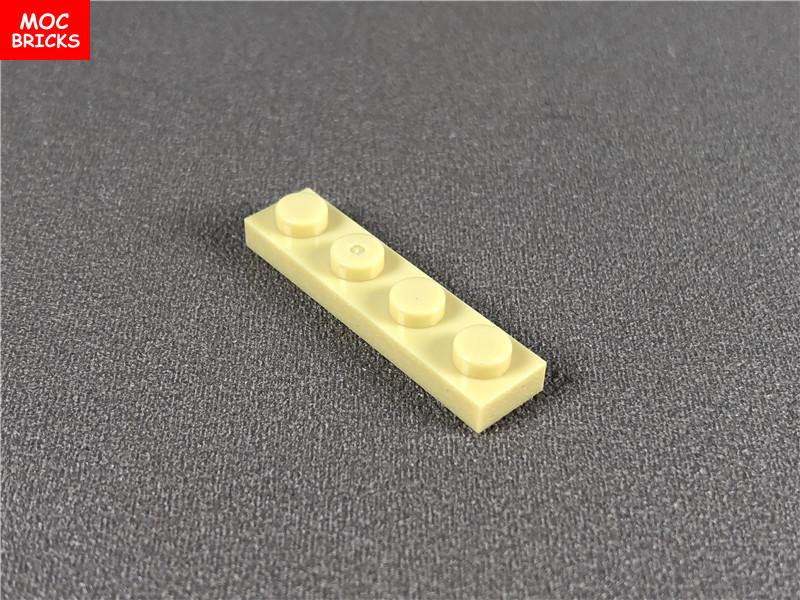 100 шт./лот Пластины MOC 1x4 3710 Сделай сам Собранные Детали Строительные Кирпичики Обучающие Фигурки Игрушки для Детей