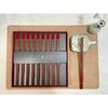Red Sandalwood Chopsticks Gift Set – 10 Pairs Premium Wooden Dining Utensils In Luxury Gift Box