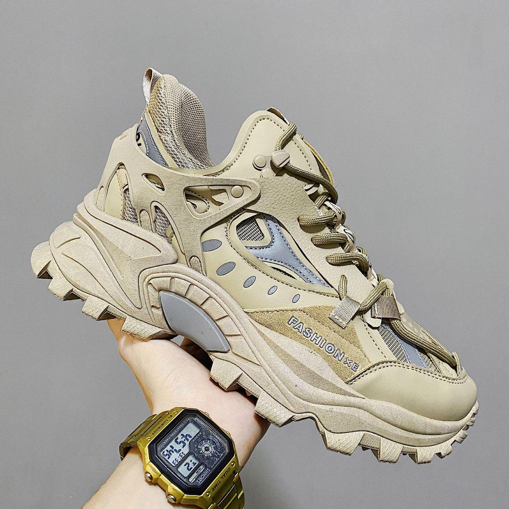 Мужская корейская модная спортивная обувь 2024 года — стиль Харадзюку, доступны большие размеры