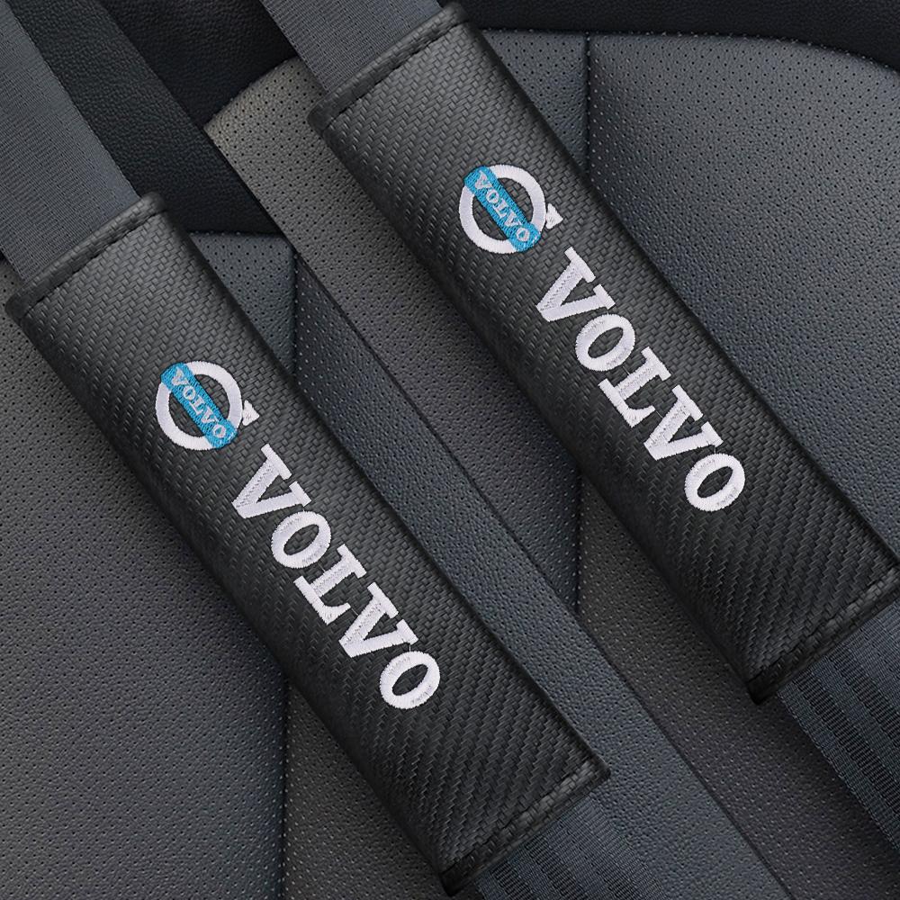 Накладка на ремень безопасности автомобиля, плечевой протектор, Автоаксессуары для Volvo V40 V50 S40 S40 S80 XC60 S90 XC90 S60 C30 V60 V90 RDESIGN