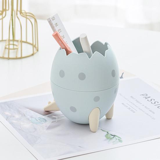 Подставка для ручек в виде яйца динозавра, съемная подставка для ручек, милый органайзер для рабочего стола в форме улитки для канцелярских товаров, кистей для макияжа, многофункциональный ящик для хранения канцелярских товаров