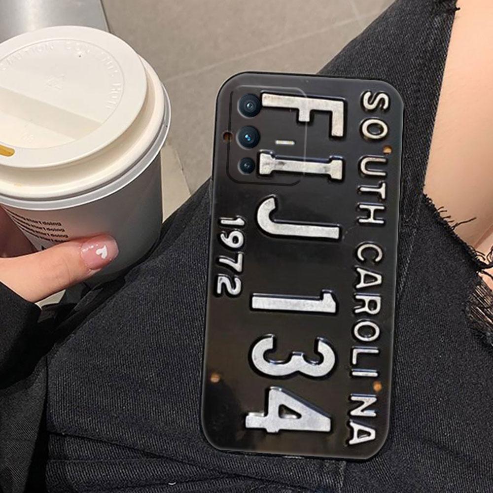 Nostalgic Vintage Classic License Plate Phone Case For VIVO S1 V17 V20 V21 V23 V23E V25 V25E V27 V27E V29 V29E V30 V30E V40 Case