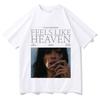 Loreen feels like heaven Футболки Мужские С коротким рукавом Хлопок Летняя Футболка Унисекс Уличный стиль Повседневный Графический принт Мерч Топы