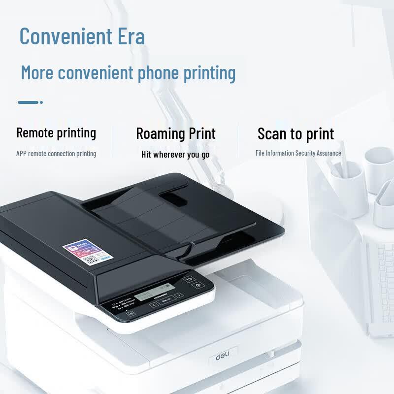 Deli M2800 Series A4 Multifunction Black & White Laser Printer CN plug (adapter included)