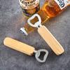 1PC Wooden Handle Beer Bottle Opener Wooden Beer Bottle Opener Solid Wood Beer Bottle Opener Stainless Steel Beer Bottle Opener