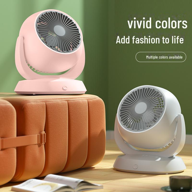 USB Electric Desktop Fan: Home, Office, Dorm, Strong Wind, Summer Circulation.