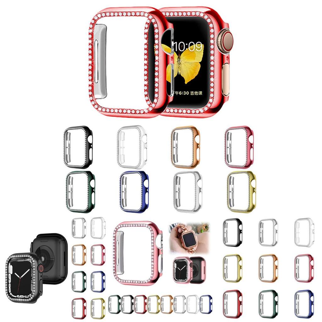 Инкрустированный бриллиантами чехол для Apple Iwatch Series 6/se/5/4/3/2/1