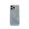 Подходит для Apple 15Pro Laser Feather Shell Защитный чехол IPhone14 Silver Hard Shell X 16 Мягкий край Чехол для мобильного телефона