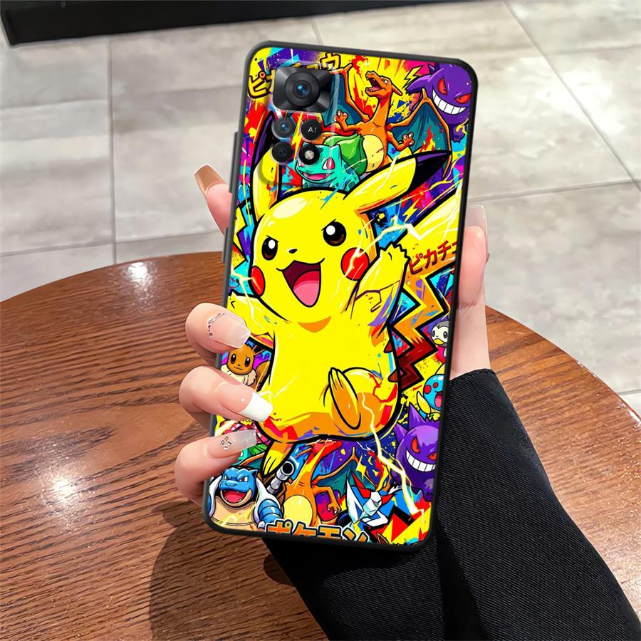 Горячий Аниме Покемон Чехол для Телефона для Xiaomi Redmi Note 9 13 Pro Plus 11 14 7 8 10 11s 12s 10S 9S 12 Pro