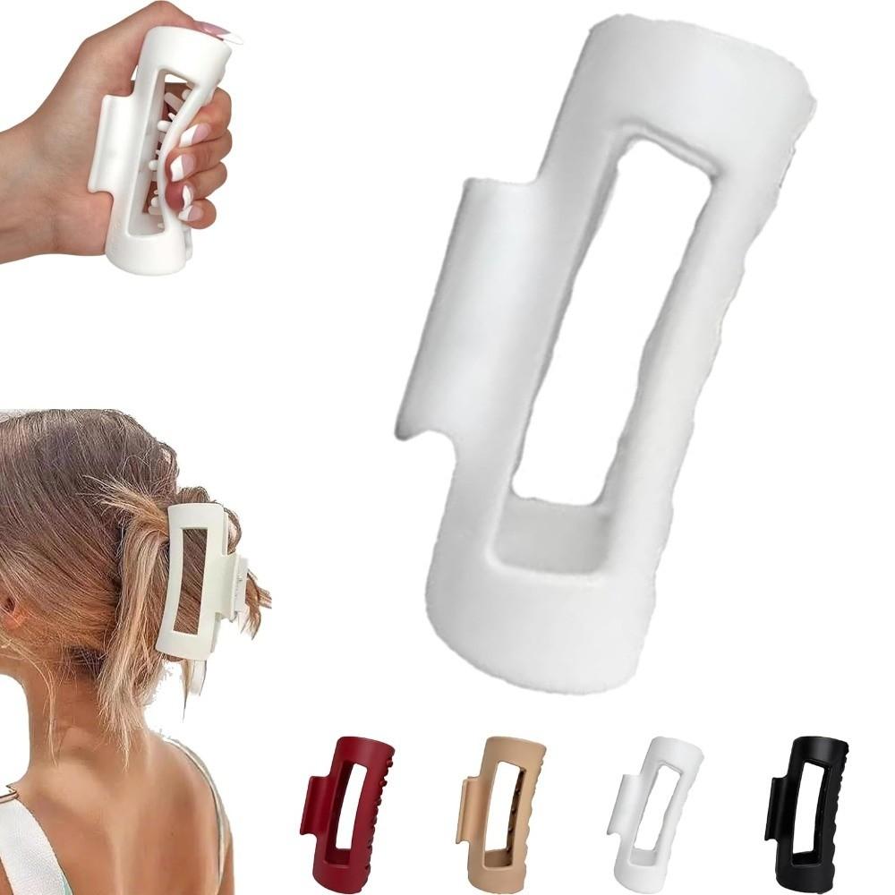 Comfortable Unsnappable Claw Clip Flexible Hair Clips Trendy Ponytail Hairpins For Women