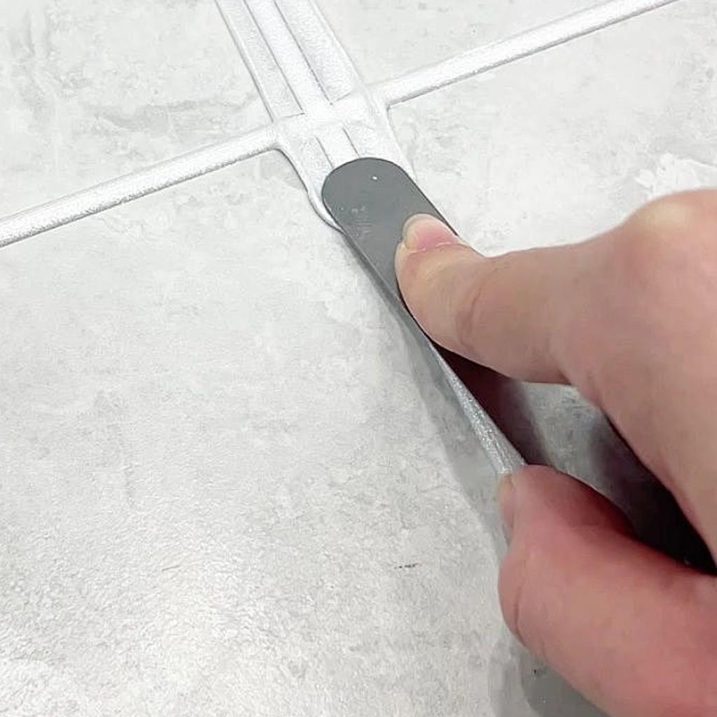 Набор из 12 штук инструментов для удаления затирки Многоцелевые пластиковые скребки Инструмент для заделки швов Для очистки плитки, стекла