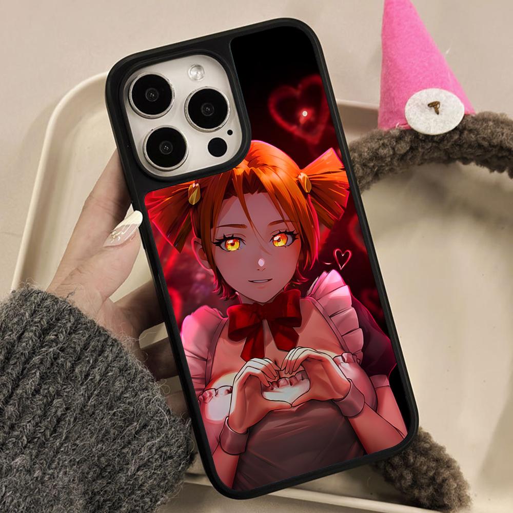 Вечное Лето Алиса Матовая Поверхность Чехол для Мобильного Телефона для iPhone 17 16 15 14 13 12 11 Air Pro Max Plus Цветной Чехол