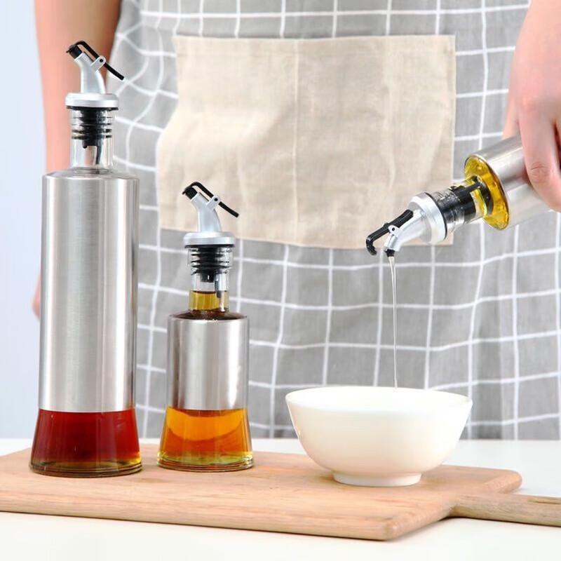 Стеклянная герметичная бутылка-дозатор для масла и уксуса Junchu Glass