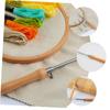 Wooden Handle Knitting Embroidery Pen Stitchwork Needle Poke Needle Embroidery Punch Needle