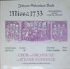 LP Record JOHANN SEBASTIAN BACH ISABEL LIPP Missa 1733 Kyrie Und Gloria Aus De F667238 Not On Label 1986 Germany Classical Used