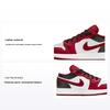 Детские кроссовки Air 1 Low GS Reverse Black Toe Red White Gym-Red 553560-163