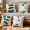 Minimalist Sleepy Cats Cushion Cover Soft Plush Fabric DoubleSided Printed Cushion Covers for All Seasons Modern HomeDecor Gift
