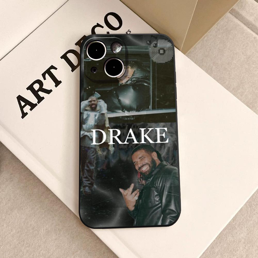 Чехол для телефона рэпера D-Drake ДЛЯ IPhone 15promax 14 11 12 Pro 8 7 15 Plus 13 Pro MAX XR XS MINI Черные Мягкие Чехлы