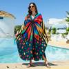 Beach Kaftans for Women Printed Hand Woven Maxi Dresses Swimsuit Cover Ups Summer Holiday Outfits