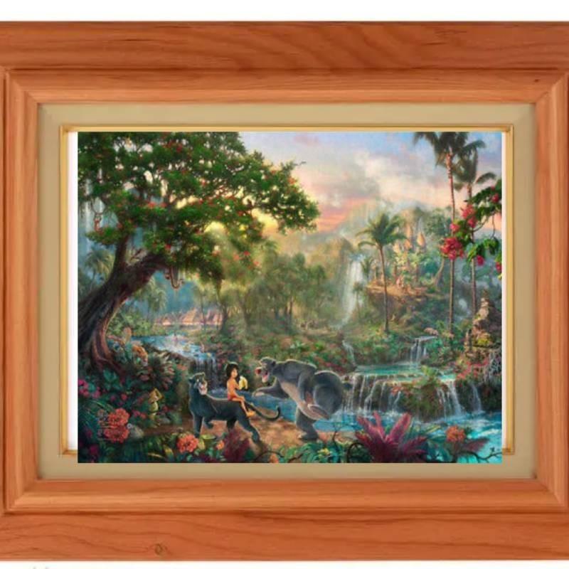 Холст Настенное Искусство Принцесса Русалочка Для Современного Сказочного Декора Спальни Мультяшный Стиль Красочная Картина С Рамкой Распылением Различные Размеры