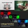For Volkswagen VW Tiguan MK1 5N 2007~2016 2pcs Car Footwell Lights Touch LED Lamp Bulb Ambient Atmosphere Neon Light Accessories