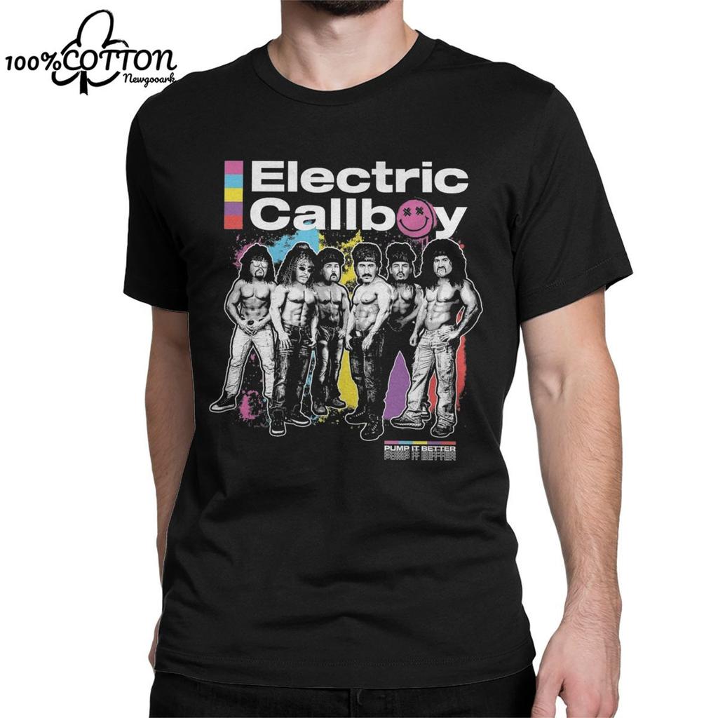 LE Electric Callboy Tour T Shirt Men Women Pure Cotton Casual T-Shirts Round Neck German Music