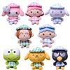 Милая Плюшевая Кукла-Подвеска Sanrio Куроми Мелоди Синнаморолл Для Украшения Сумки и Брелока