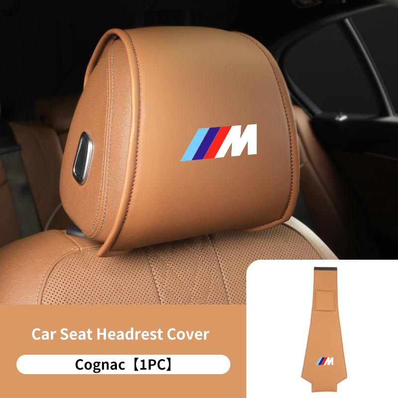 1/2pcs Car Seat Universal Headrest Pillow Anti-dirty Protector Cover For BMW E30 E34 E36 E39 E46 E52 E53 E60 E61 E62 E70 E71 E83
