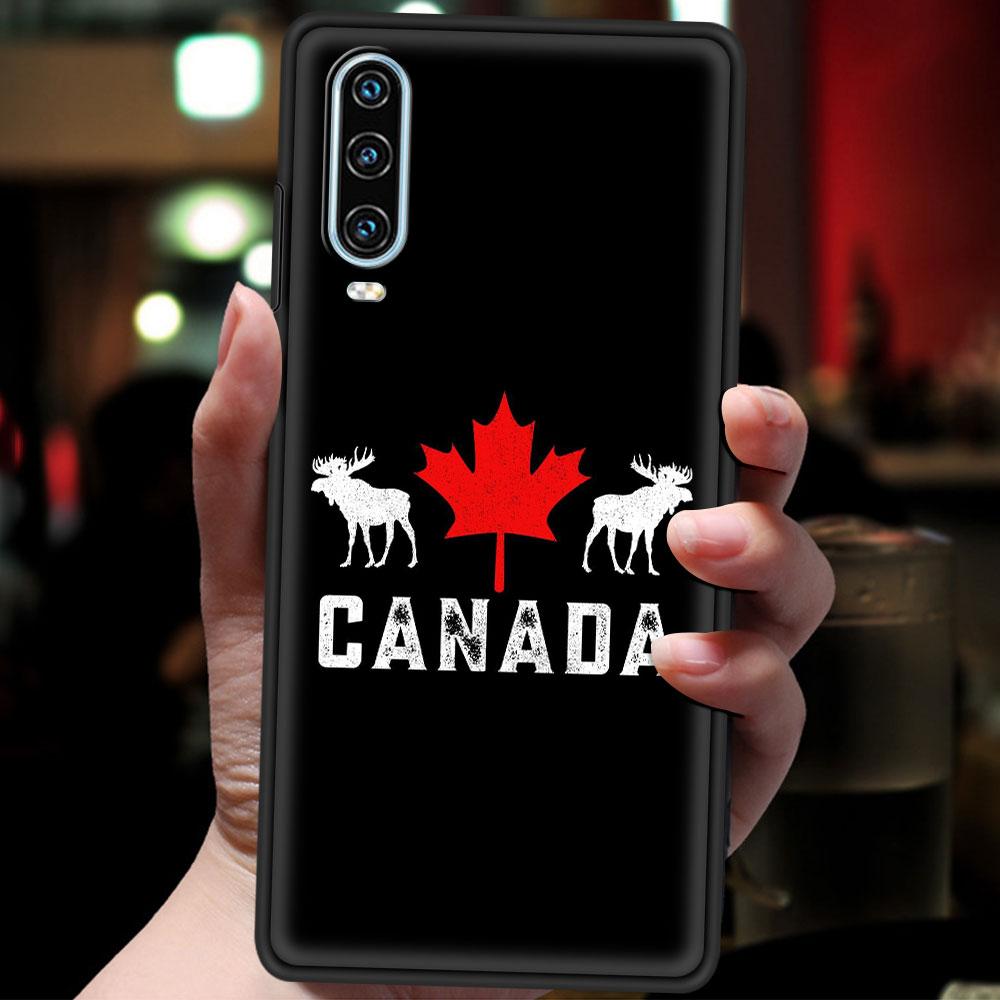 Чехол для телефона Maple Canada Flag love Football для Huawei P30 Lite P50 Pro P20 P40 Lite EP Smart Z 2021 Y6 Y7 Y9 2019 Y6p Y9s