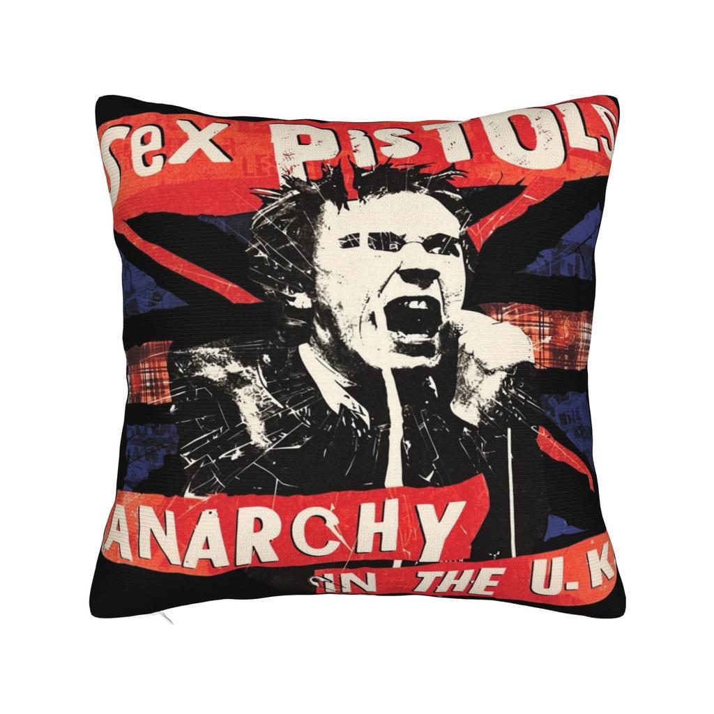 Sex Pistols Pillow Cover Comfy Cushion Cover Retro Trendy Pillow Case For Wedding Party Home Decor