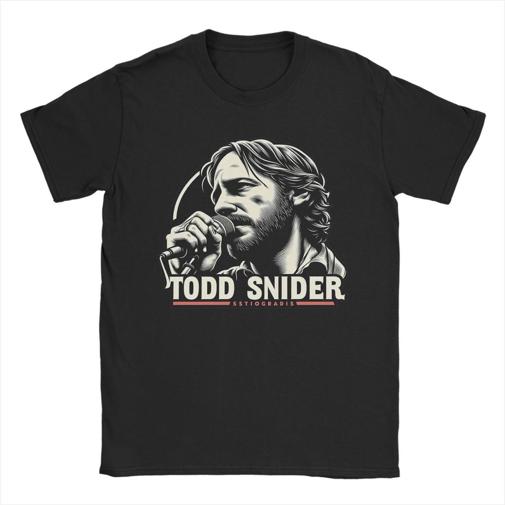 Мужская футболка Todd Snider 100% хлопок топы забавные футболки с коротким рукавом и круглым вырезом футболки больших размеров