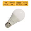 Ampoule LED E27 - Noname - 7W - 650Lm - 3000K - Garantie 5 Ans