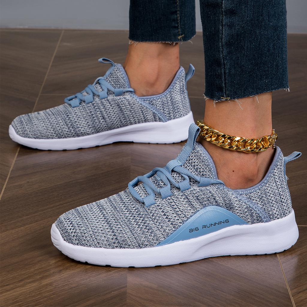 Autumn New  Casual Shoes Lace Up Shoes Lightweight Comfortable Breathable Walking Sneakers Tenis Feminino