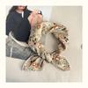 Premium 90Cm Floral Large Square Scarf Cotton And Linen Silk Scarf Women'S Headscarf Thin Scarf Sun Protection Shawl Outer Yarn