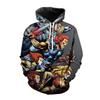 Толстовки с капюшоном в стиле аниме Thundercats, толстовка с 3D принтом для мужчин и женщин, модная толстовка большого размера, пуловер в стиле Харадзюку в стиле хип-хоп, детское пальто для мальчиков