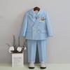 Children's Suit Spring Autumn Winter British Style Wedding Baby's First Birthday Party