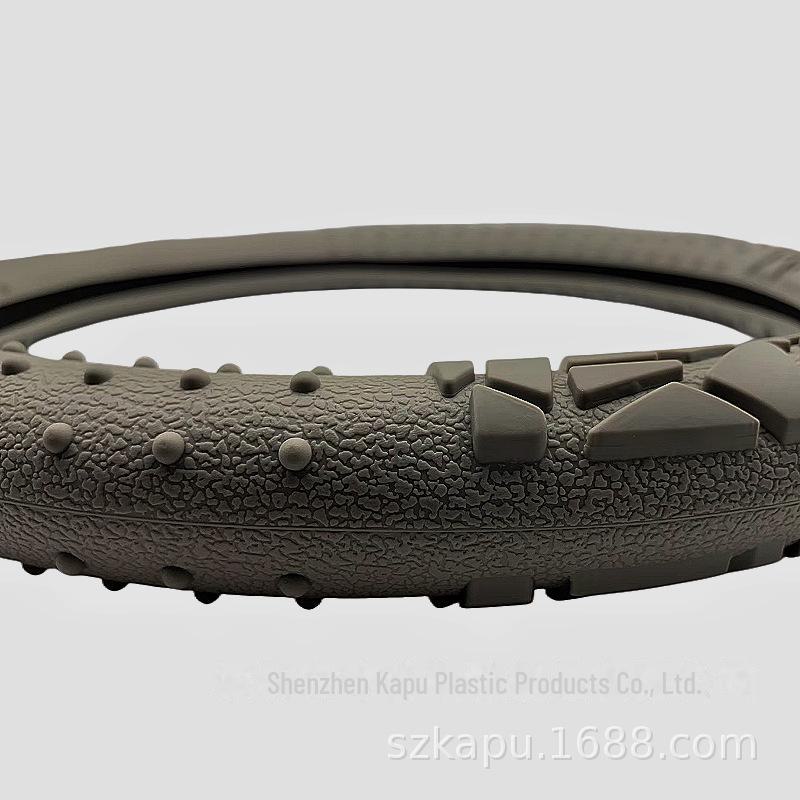 Универсальный нескользящий силиконовый чехол на руль с геометрическим рисунком – впитывает пот и обеспечивает массажную хватку для всех сезонов, для мужчин и женщин